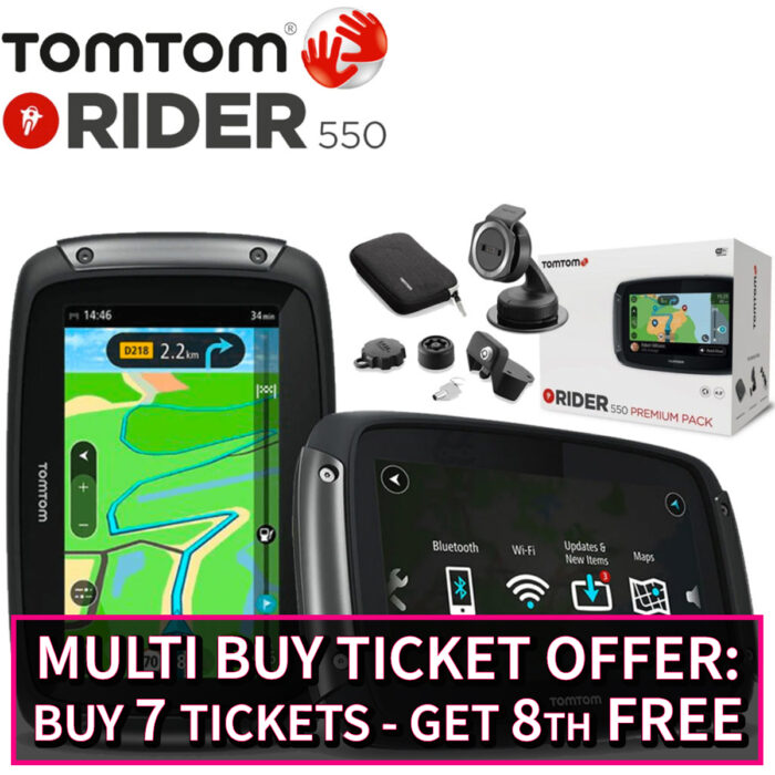TomTom Sat-Nav - Rider 550 Premium Bundle
