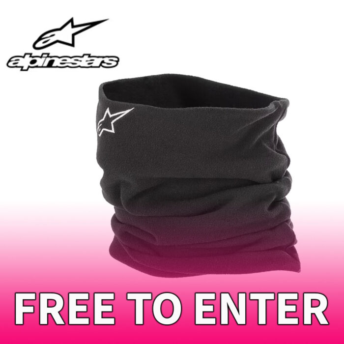 FREE To Enter Competition - Alpinestars Neckwarmer - Low Ticket Numbers