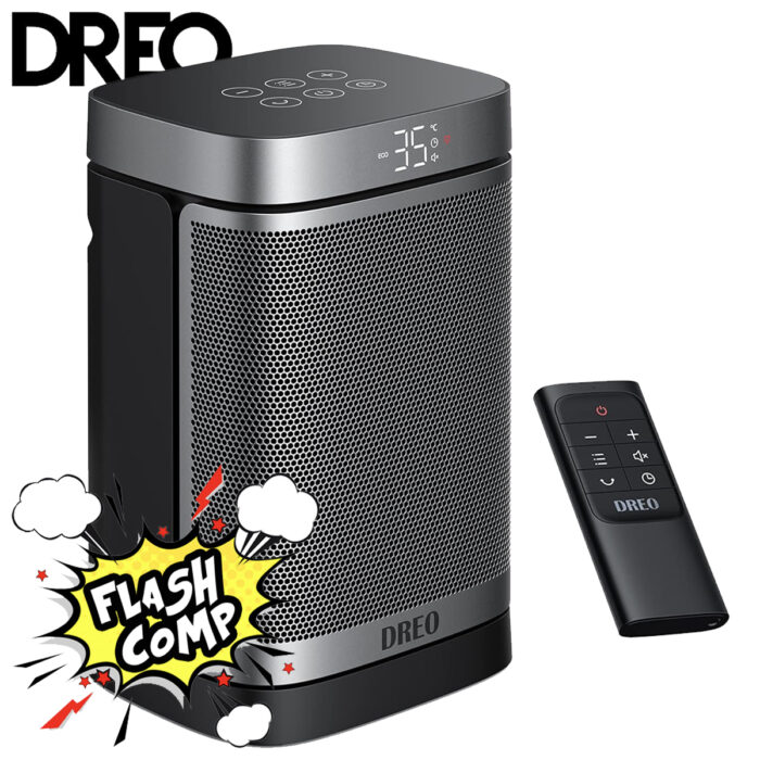 ⚡️Dreo Remote Controlled Space Heater - Flash Comp - Only 59p⚡️