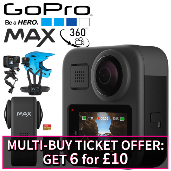 2023 GoPro Max 360° Bundle - Choice of 3 Mounts
