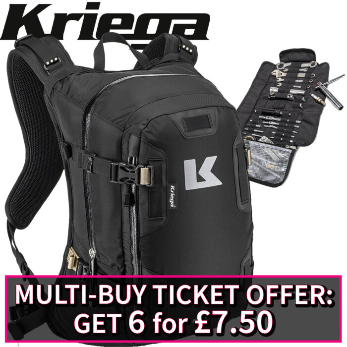 Kriega R20 Backpack + Kriega Tool Roll