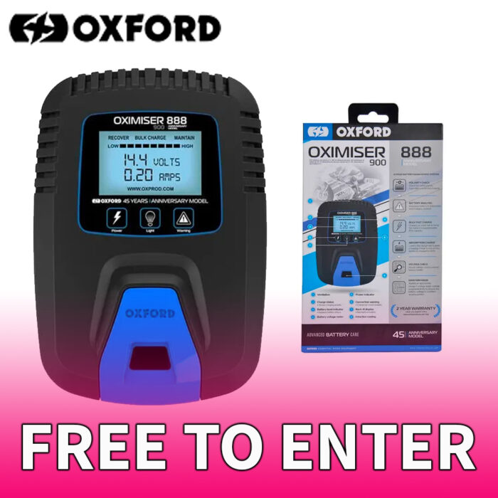 FREE To Enter Competition - Oxford Oximiser 900 Charger (888 Anniversary Edition)