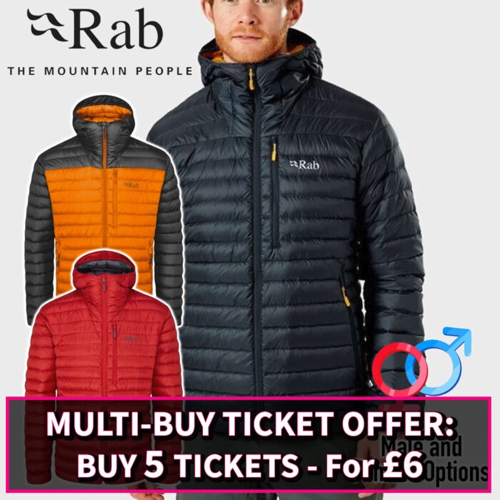 RAB Mens Or Womens Microlight Alpine Jacket - Colour Choice