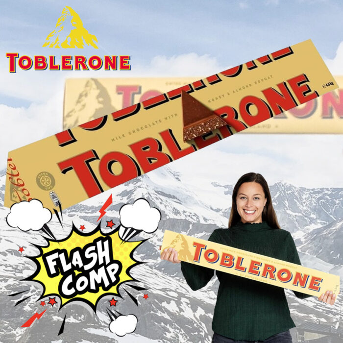 ⚡️Giant Toblerone Milk Chocolate Bar 4.5kg - Flash Comp - Just 69p⚡️
