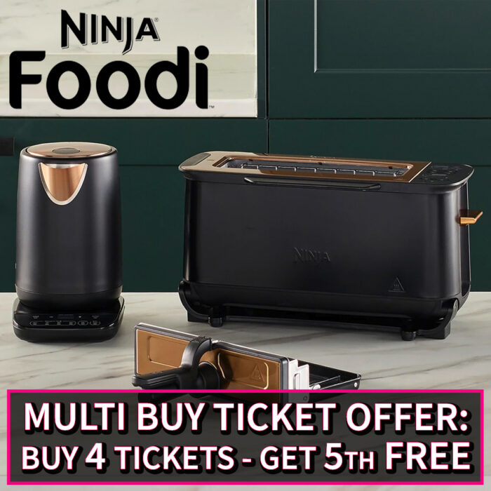 Ninja 3-1 Toaster, Grill & Panini Press + Perfect Temperature Kettle Bundle