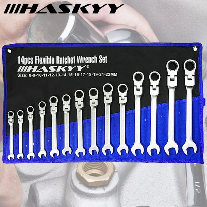 ⚡️ HASKYY Flex-Head Ratchet Spanner Set⚡️