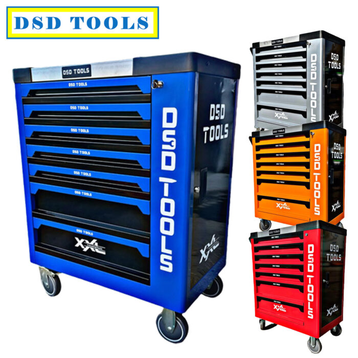 DSD 7 Drawer Tool Chest With A Ton Of Tools - Choice Of Colours