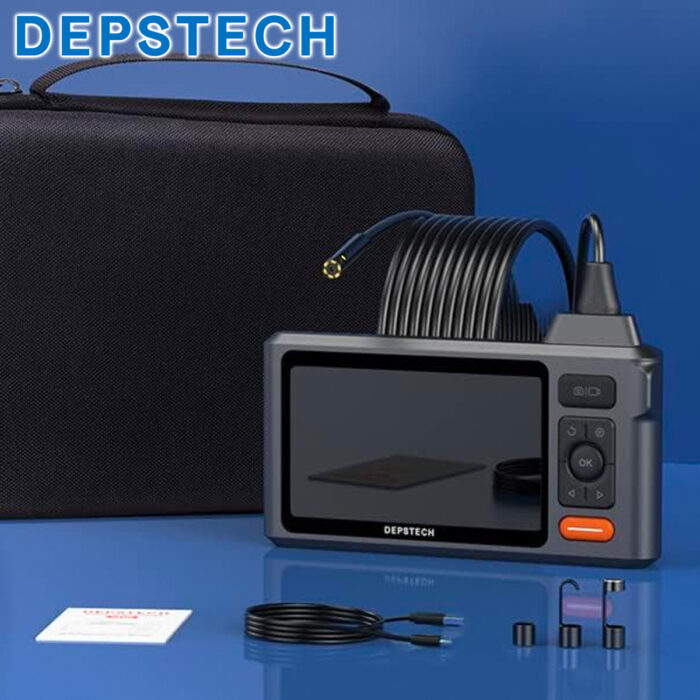 Depstech 5inch IPS Dual lens Inspection Camera With Light & Split Screen