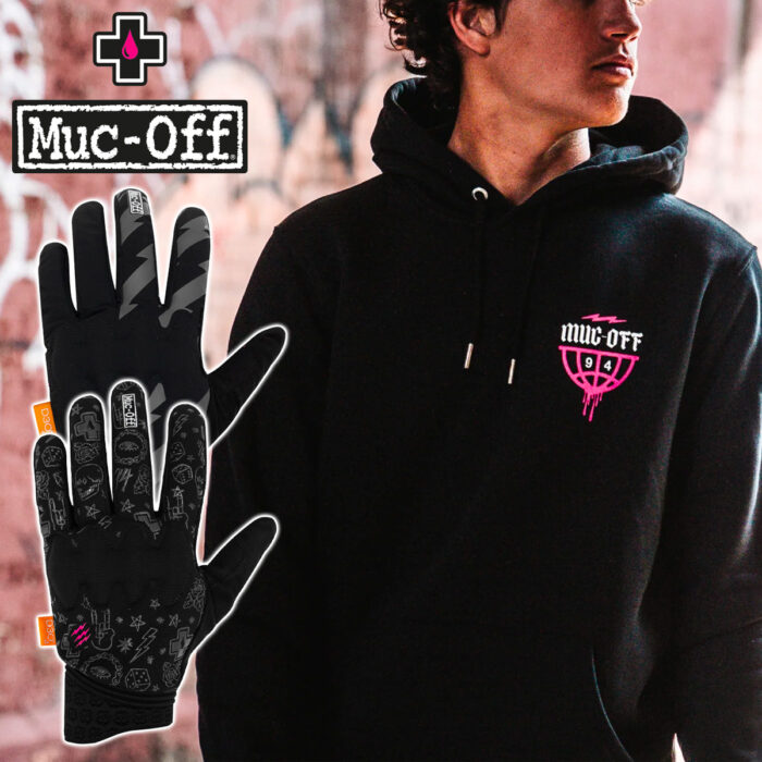 ⚡️Muc-Off Hoodie + D30 Rider Gloves - Colour Choice On Gloves⚡️