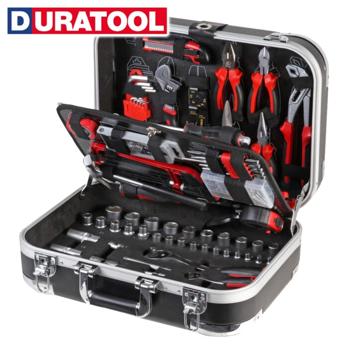 Duratool Tool Kit & Tool Case 153 Piece