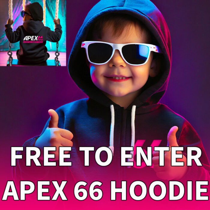 FREE To Enter Competition - Apex 66 Hoodie - Choice Of Size