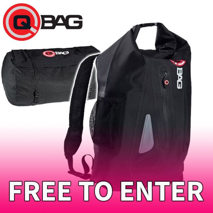 FREE To Enter Competition - QBag Waterproof Backpack & Roll Bag