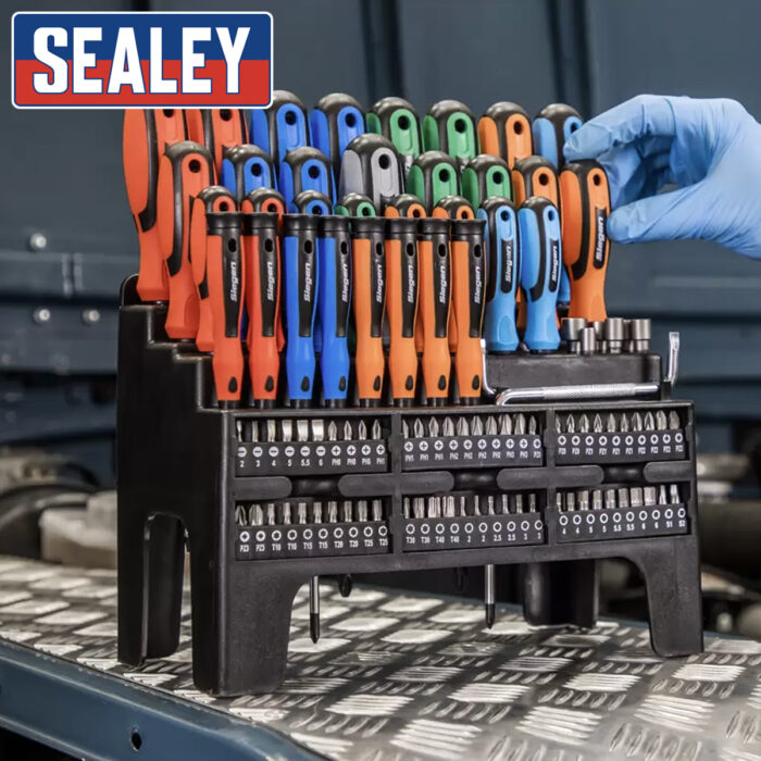 Sealey 100pc Screwdriver Bit & Nut Driver Set