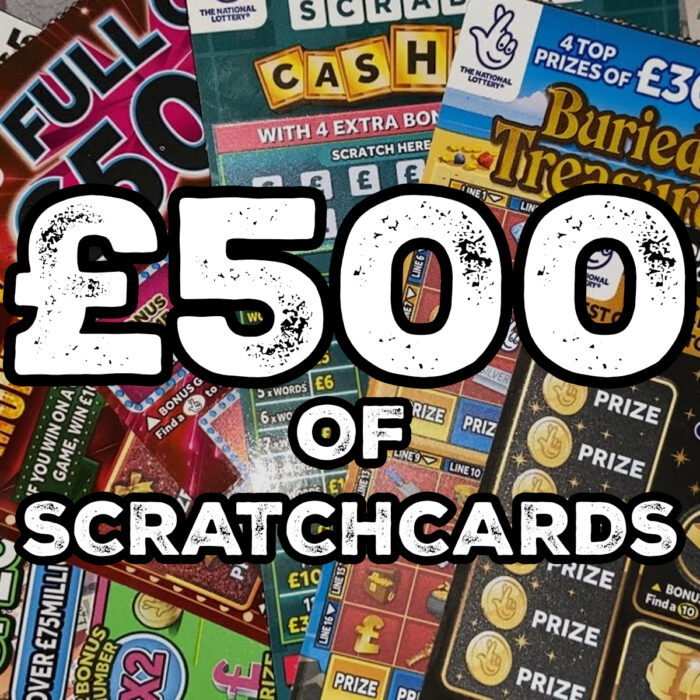 £500 Scratchcards - Various Selection