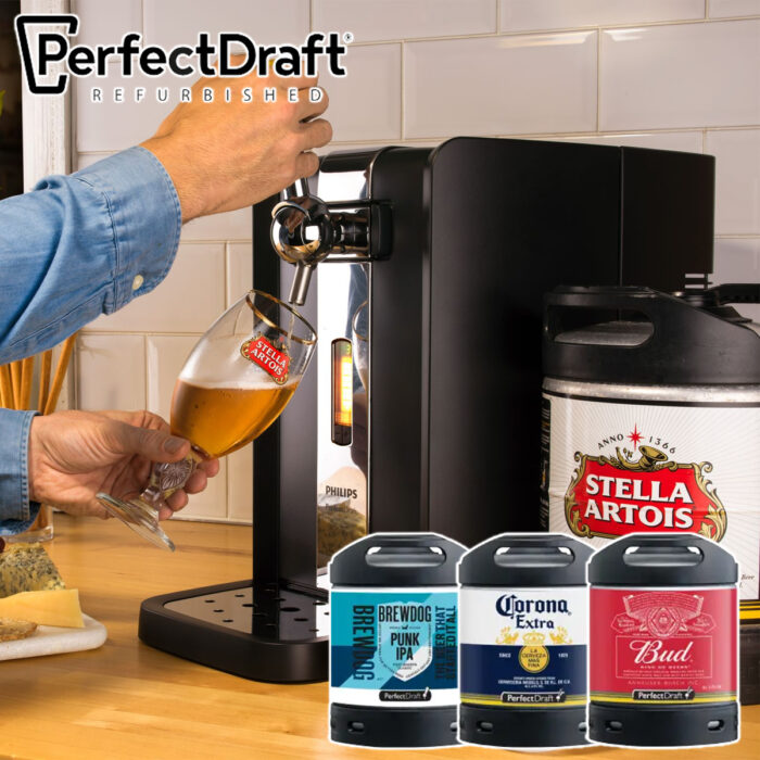 Perfect Draft Starter Bundle - Choice Of Keg & 2 Glasses