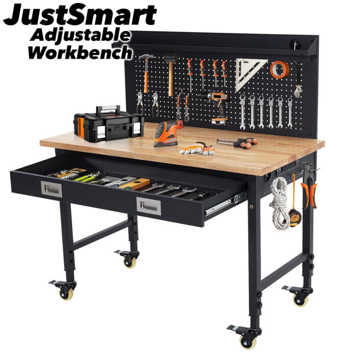 Just Smart Adjustable/ Moveable Workbench