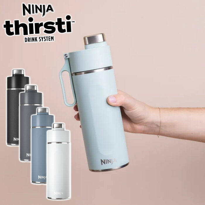 His & Hers Ninja Kitchen 700ml Portable Drinks Bottles - Choice Of Colours