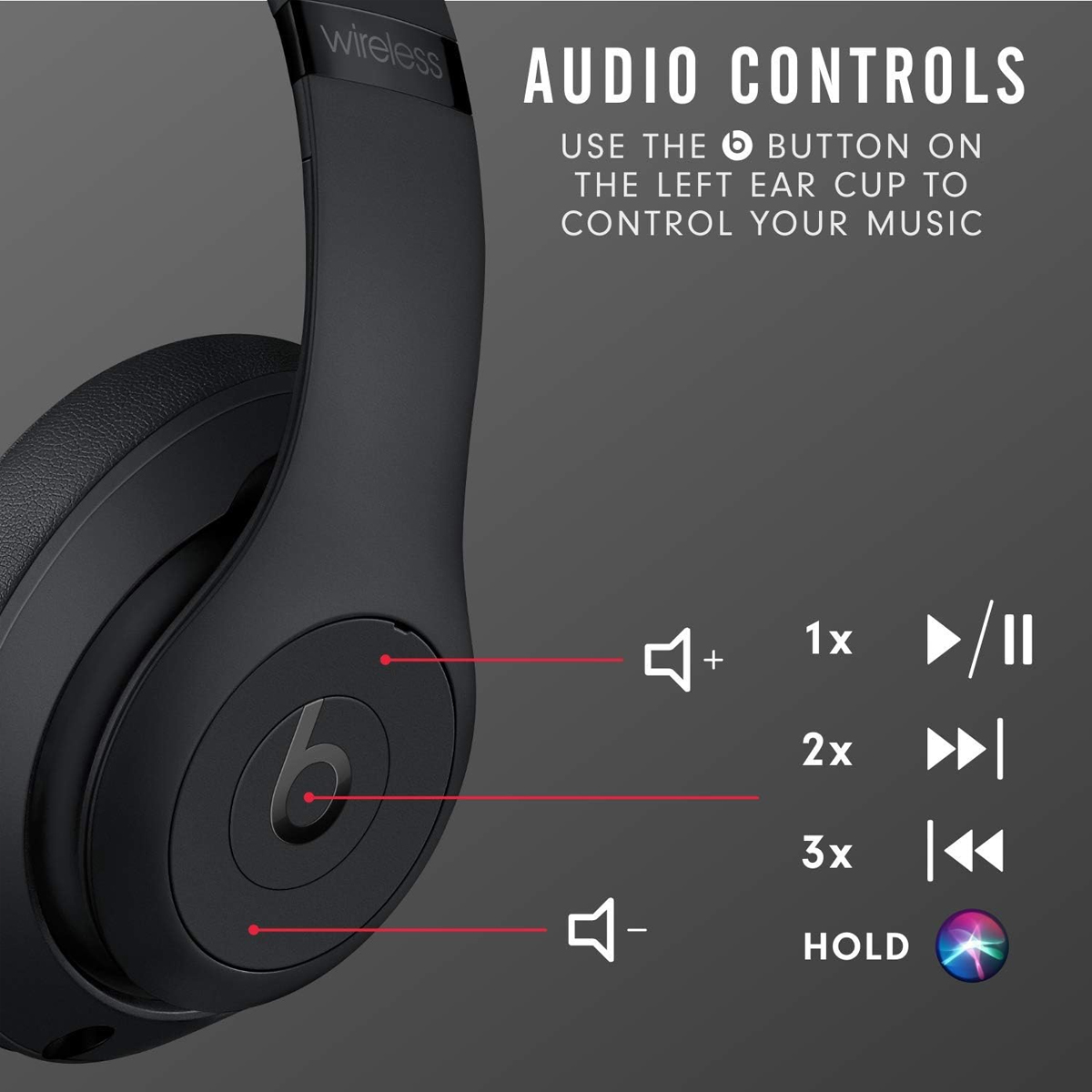 Beats Studio 3 Noise Cancelling Headphones - Image 6