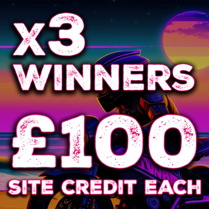 3 Winners of £100 Site Credit each