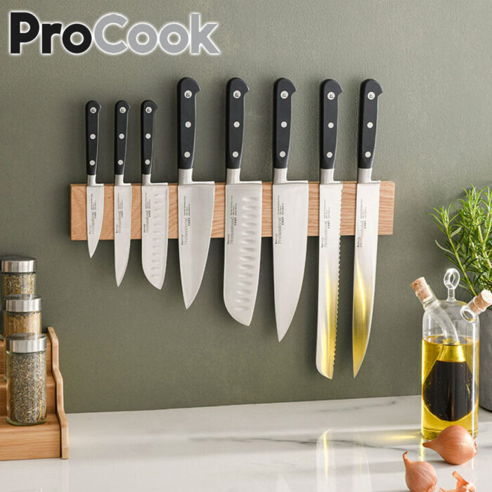 ProCook Professional Knife Set + Magnetic Rack