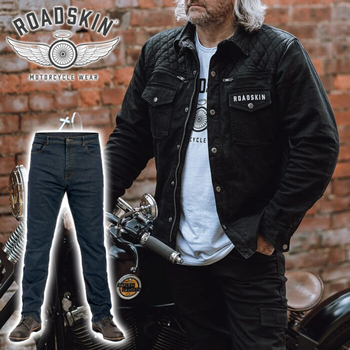 COMBO: Roadskin Riding Shirt & Jeans - Armoured
