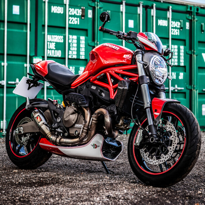 Stunning Ducati Monster 821 Stripe