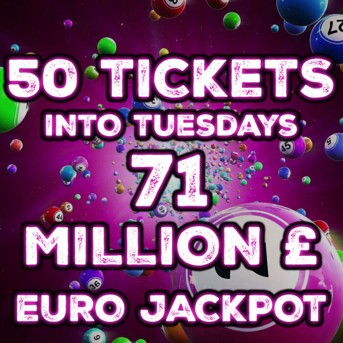 ⚡️50 Lucky Dip Tickets Into This Tuesday's £71 Million Euro Jackpot - £10 per ticket⚡️