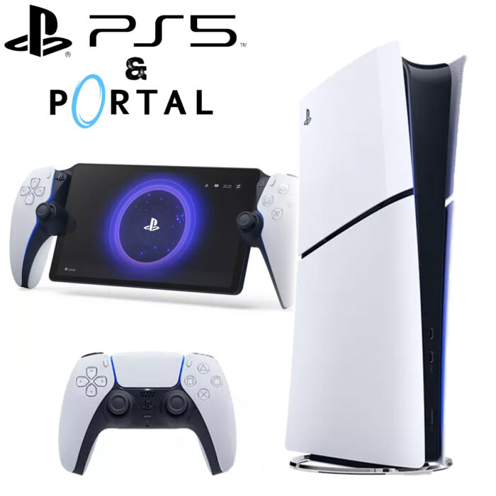 ALL NEW - Playstation 5 Slim Digital Edition & Playstation Portal
