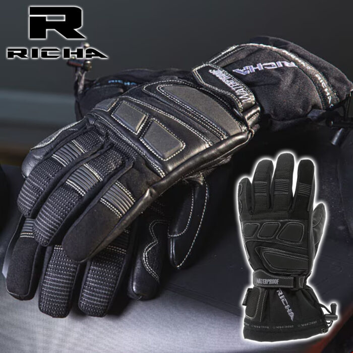 Richa Carbon Waterproof Leather Gloves