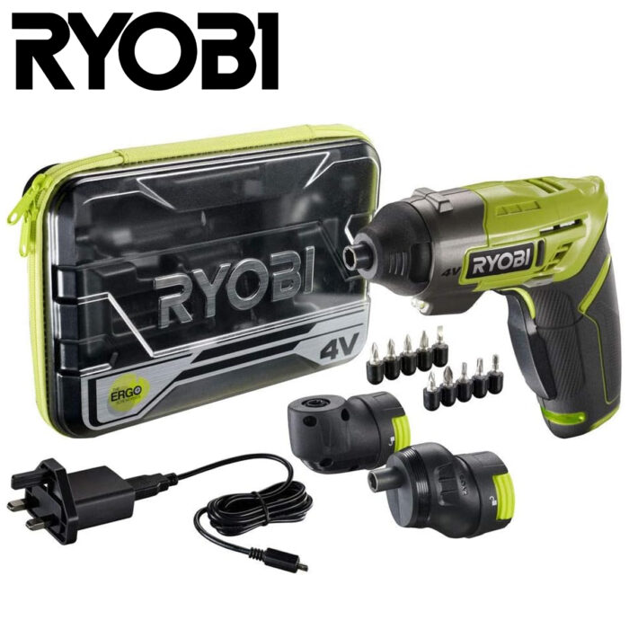 Ryobi ERGO-A2 4V Cordless Screwdriver Kit