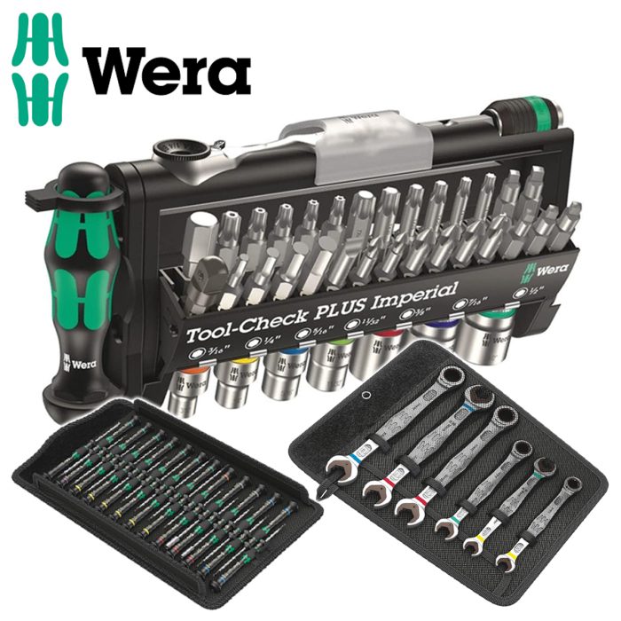 Wera Tools Trio Bundle - Wrench + Screwdriver + Tool Check Plus Sets