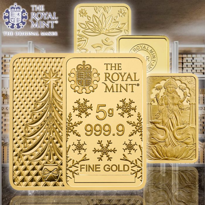5G Gold Bullion Bar - Choice Of Style