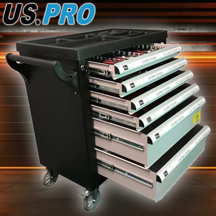 US Pro Tool Chest - 6 Drawers Full of Tools