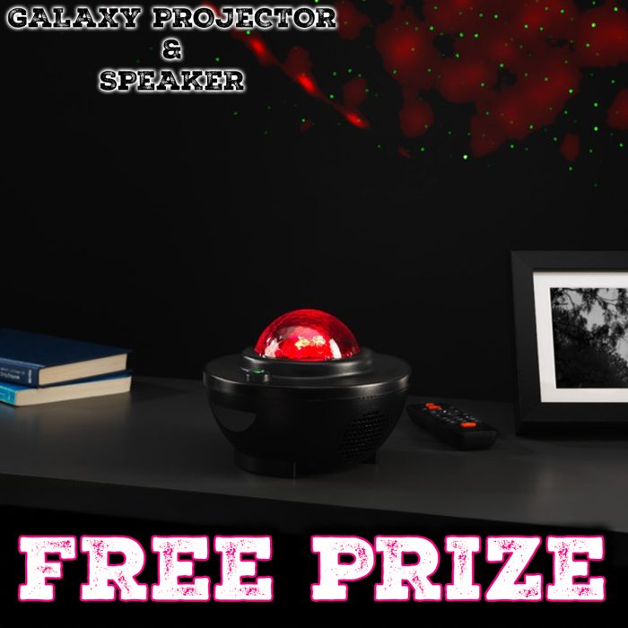 FREE Competition - Galaxy Projector Bluetooth Speaker with Colour-Changing Light