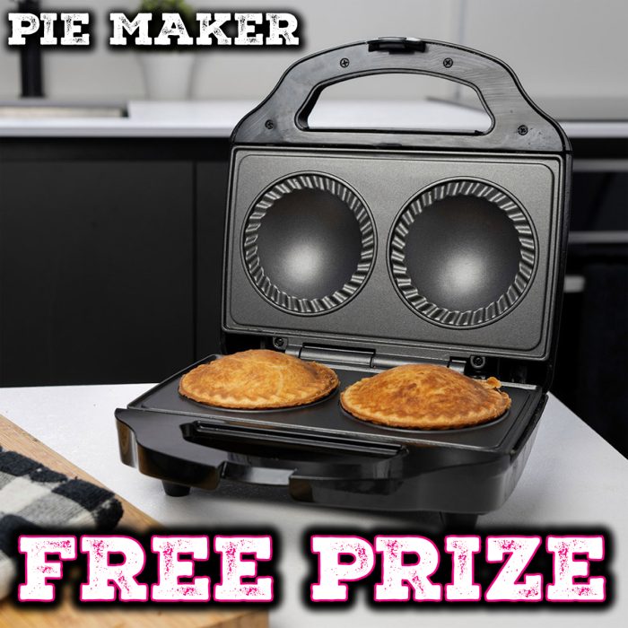 FREE To Enter Competition - Pie Maker - Perfect For Any Kitchen!