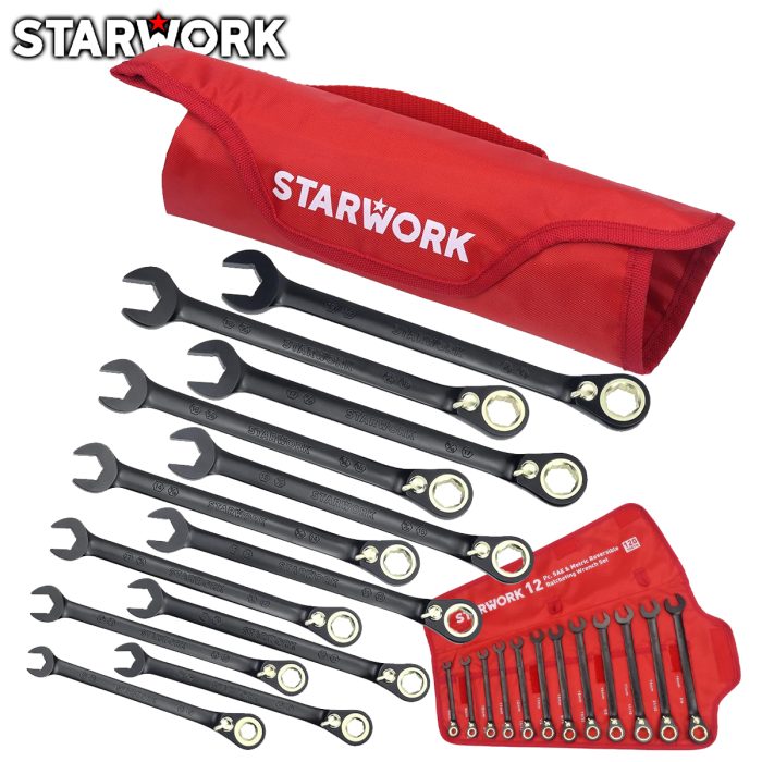 ⚡️Starwork 12 Piece True Mechanic Ratchet Spanners⚡️