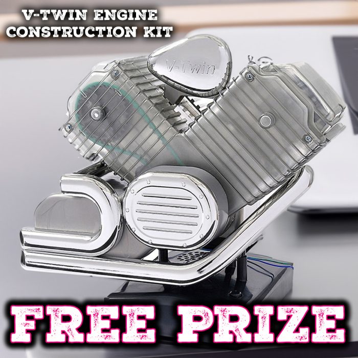 FREE To Enter Competition - V-Twin Motorcycle Engine Construction Kit