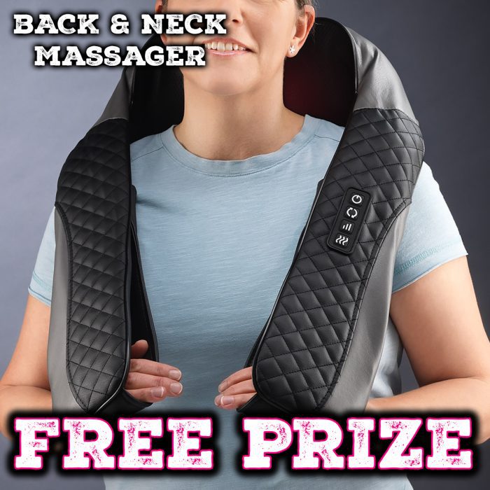 FREE Competition - Back and Neck Massager with Arm Loops