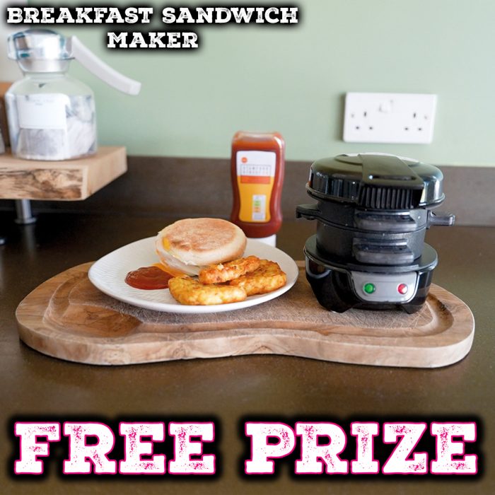 FREE Competition - Breakfast Sandwich Maker