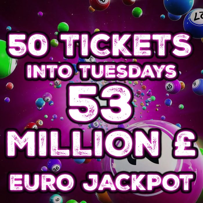 ⚡️50 Lucky Dip Tickets Into This Tuesday's £53 Million Euro Jackpot - £10 Per Ticket⚡️