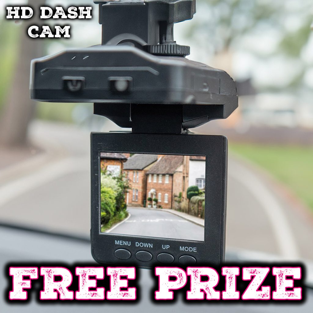 FREE Prize: HD Dash Camera