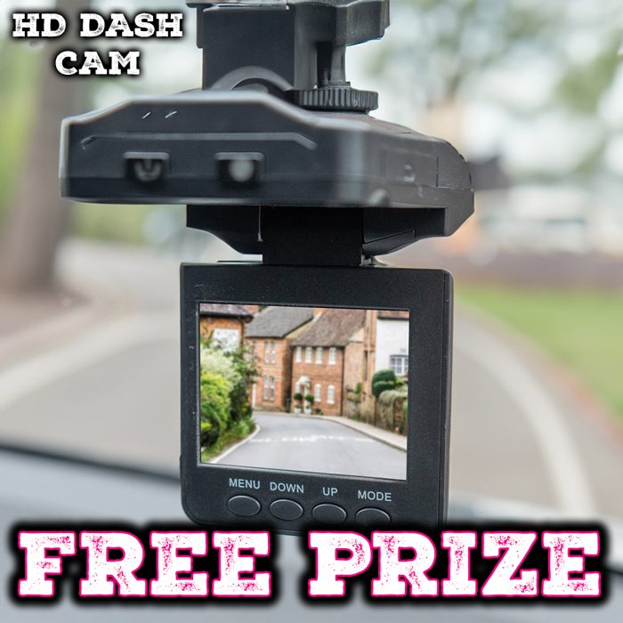 FREE Prize: HD Dash Camera