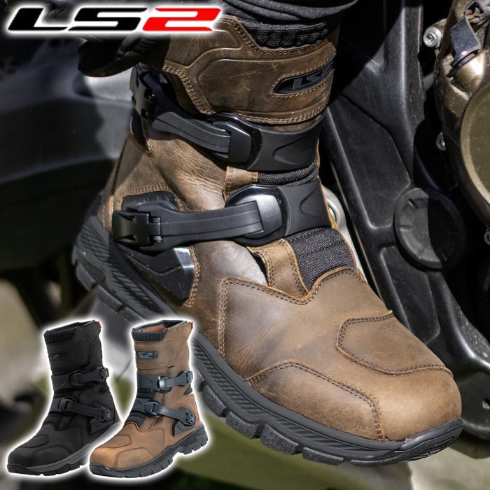 All New LS2 Adventure Boots - Black Or Brown