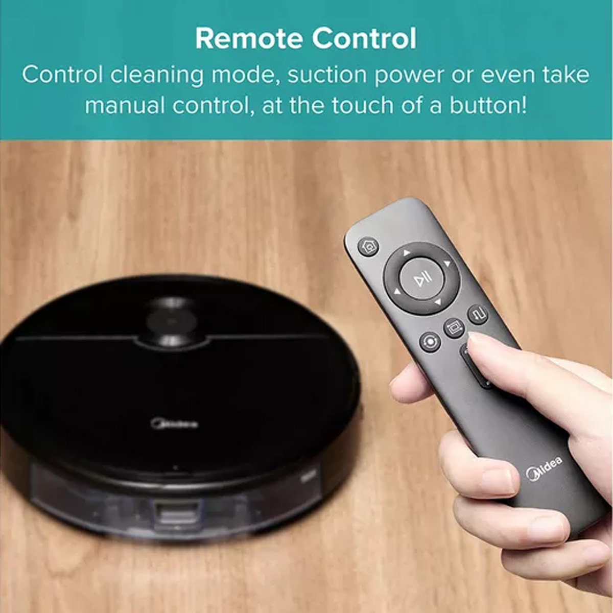 MIDEA I5C Robot Vacuum Cleaner – Black - Image 3