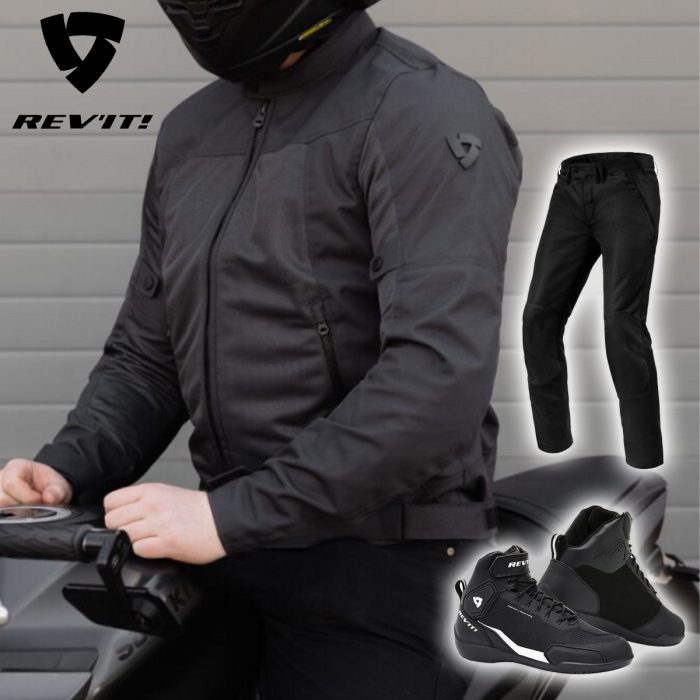 The Rev'it Spring Riding Starter Kit - Eclipse 2 - Jacket, Jeans & H20 Boots