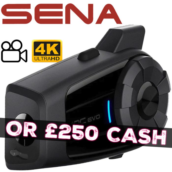 SENA 10C Evo Headset - Intercom & 4K Camera Combo