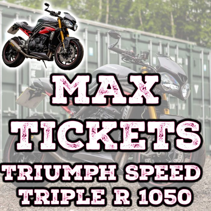 ⚡️Max Tickets On The Triumph Speed Triple R 1050⚡️