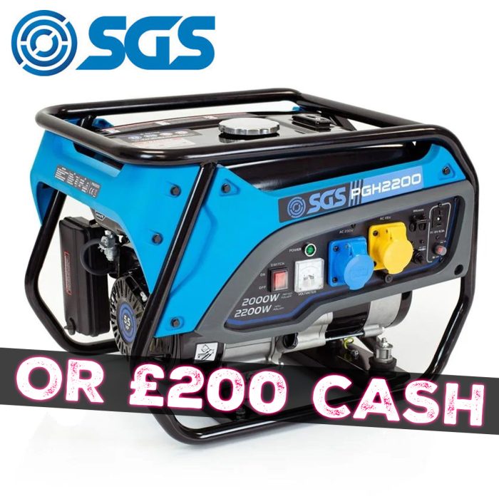 SGS Heavy Duty Portable 4 Stroke Generator