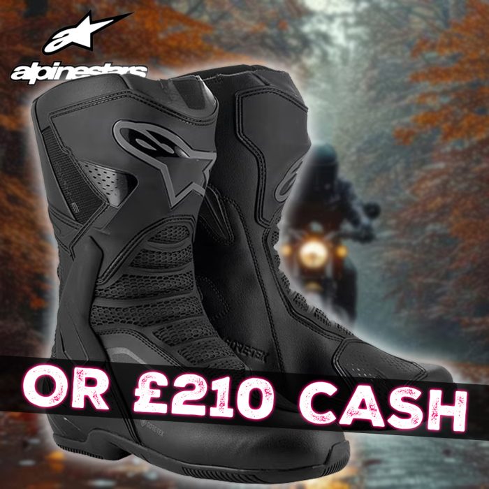 All New Alpinestars SMX-6 V3 Gore-Tex Boots Black & Dark Grey