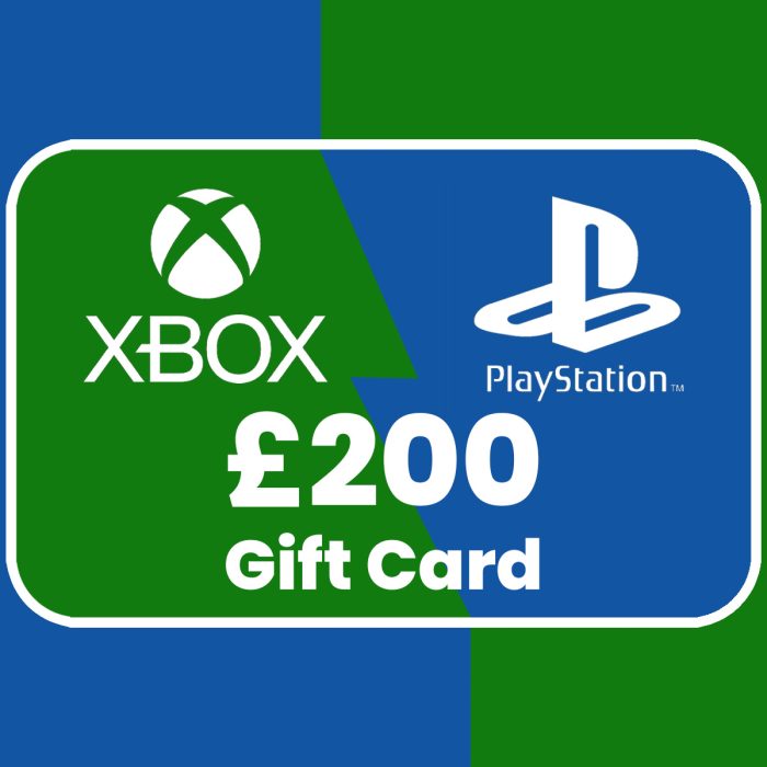 £200 PlayStation or Xbox Gift Card